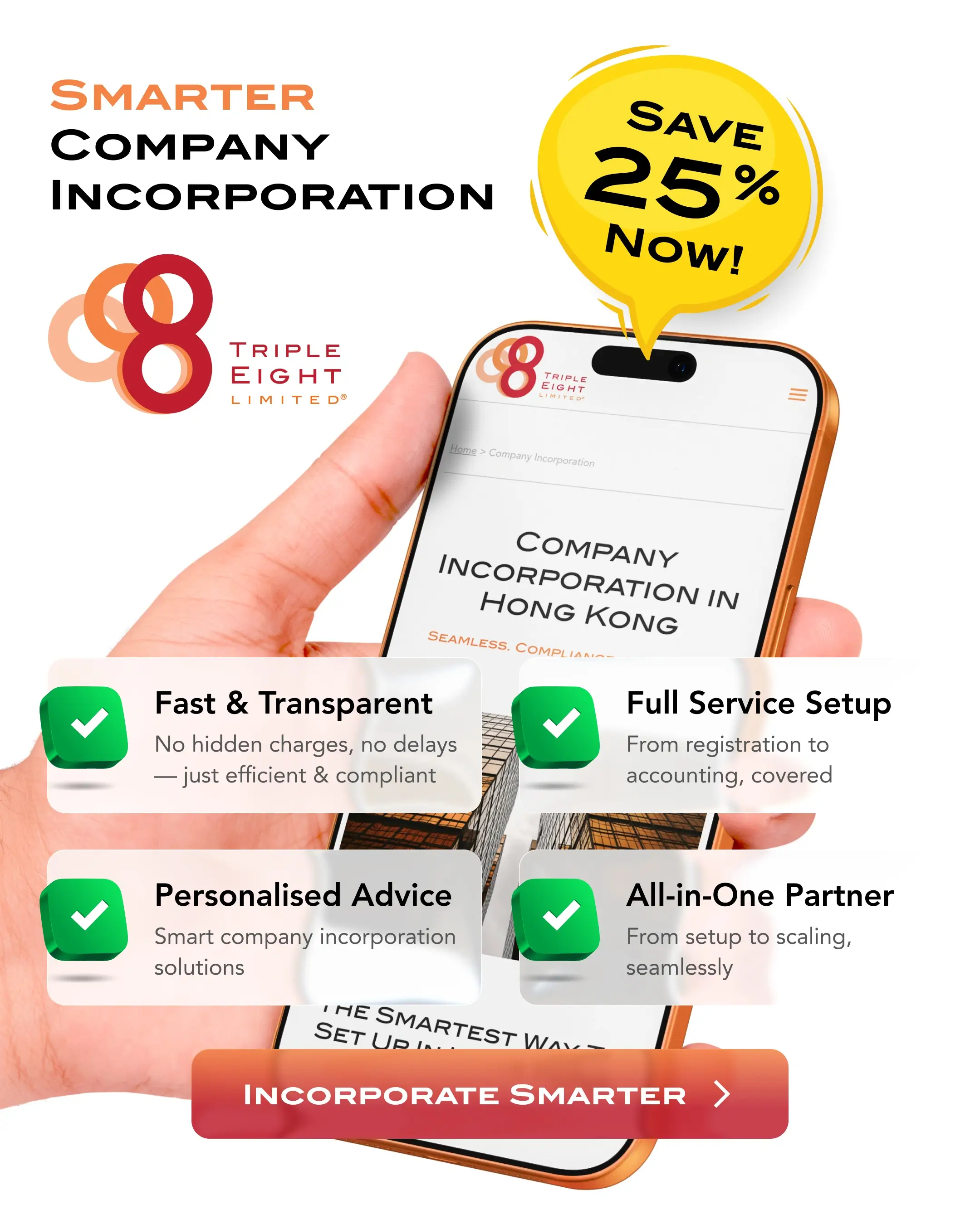 Claim Your 25% Discount Today - Smarter Company Incorporation